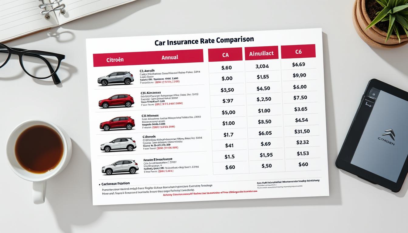 découvrez les tarifs stables des assurances auto spécialement conçues pour les véhicules citroën. profitez d'une couverture adaptée et d'offres compétitives pour protéger votre voiture tout en maîtrisant votre budget.