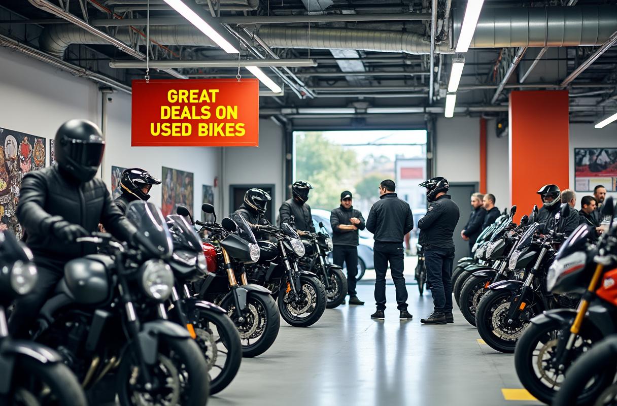 La baisse des ventes de motos neuves : le marché de l&rsquo;occasion reste solide !