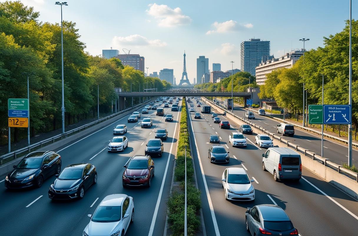 Périphérique parisien : un état des lieux nuancé entre air assainit et congestion routière